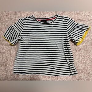 W5 Kids Striped Tee with Yellow Accents